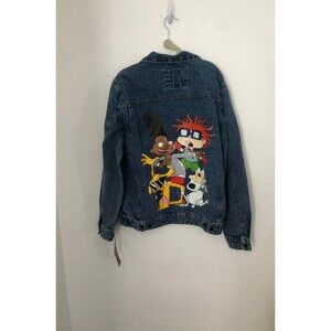 Nickelodeon jean jacket Members Only L